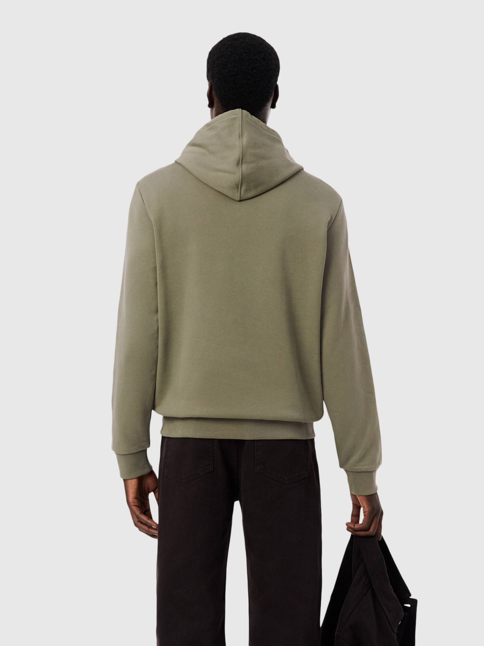 Sweatshirt Man Green Lacoste