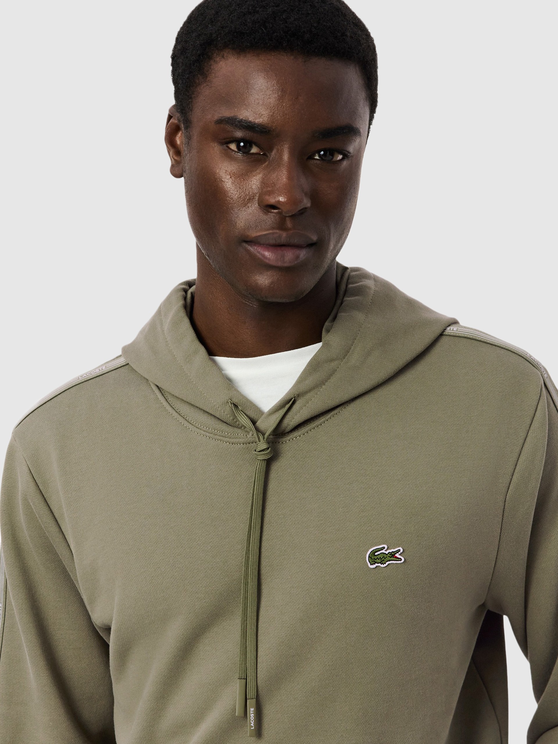 Sweatshirt Man Green Lacoste