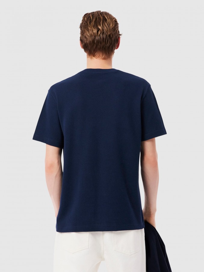 T-Shirt Man Navy Blue Lacoste