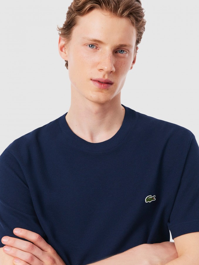 T-Shirt Man Navy Blue Lacoste