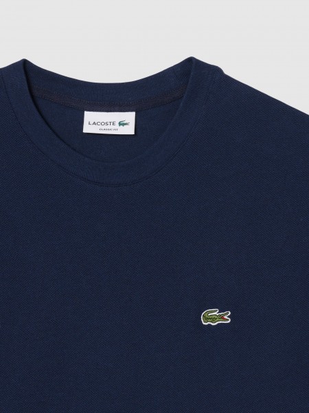T-Shirt Man Navy Blue Lacoste
