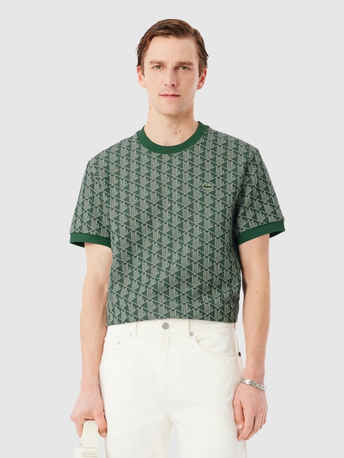 T-Shirt Man Green Lacoste