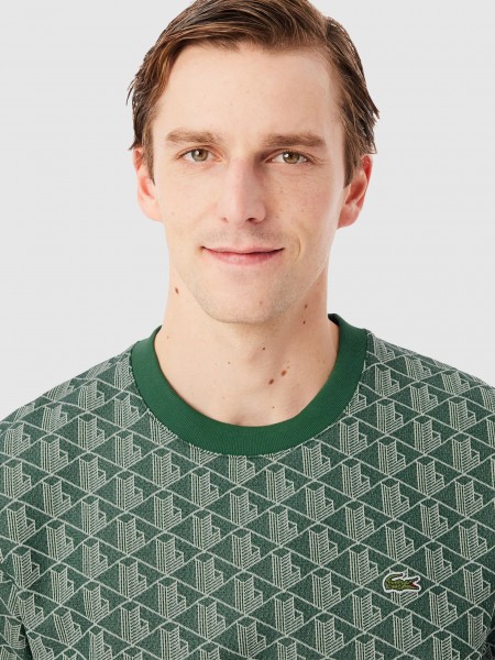 T-Shirt Man Green Lacoste