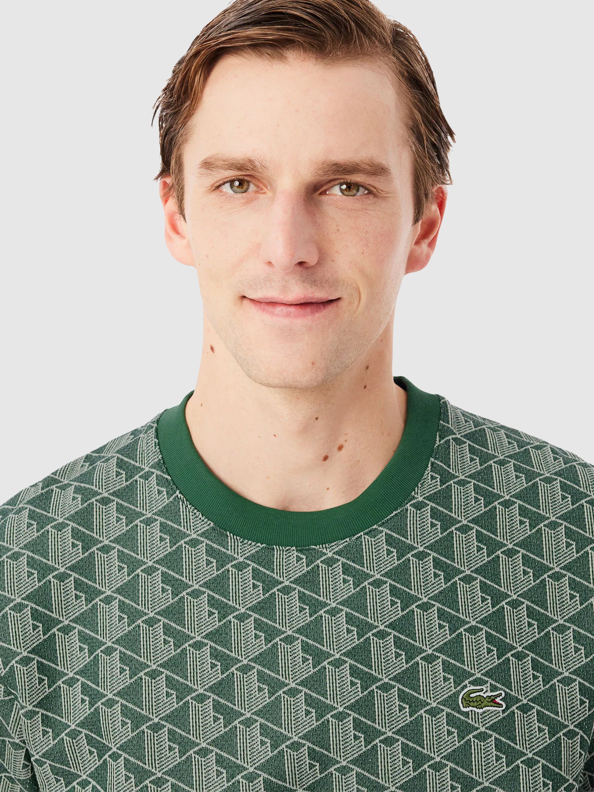 T-Shirt Man Green Lacoste