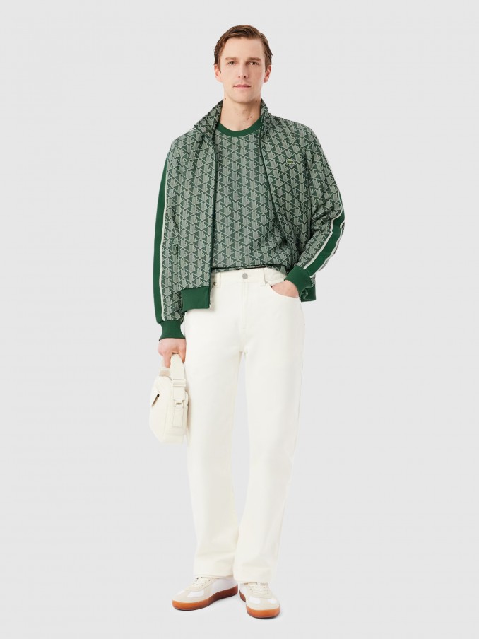 T-Shirt Man Green Lacoste