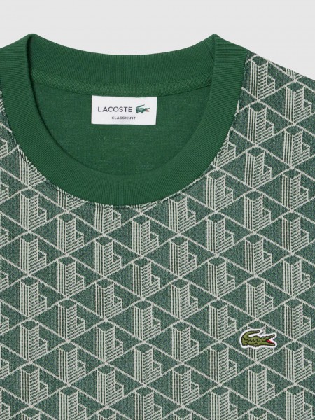 T-Shirt Man Green Lacoste