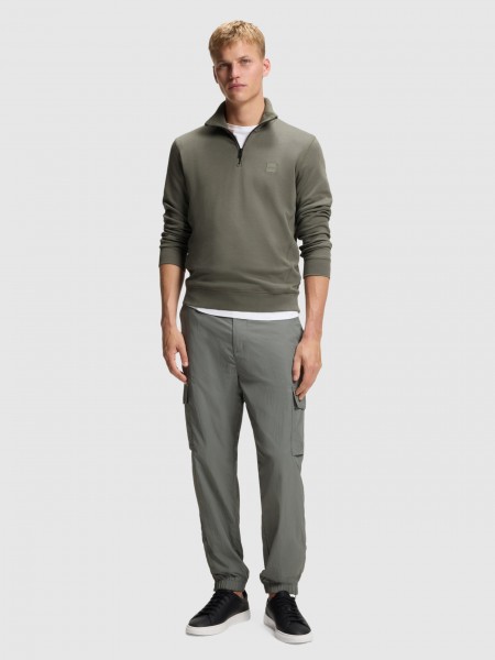 Jumper Man Green Boss Orange