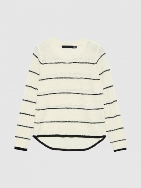 Camisola Vero Moda Mulher Vmnuevocharity Ls O-Neck Pull Boo Ent