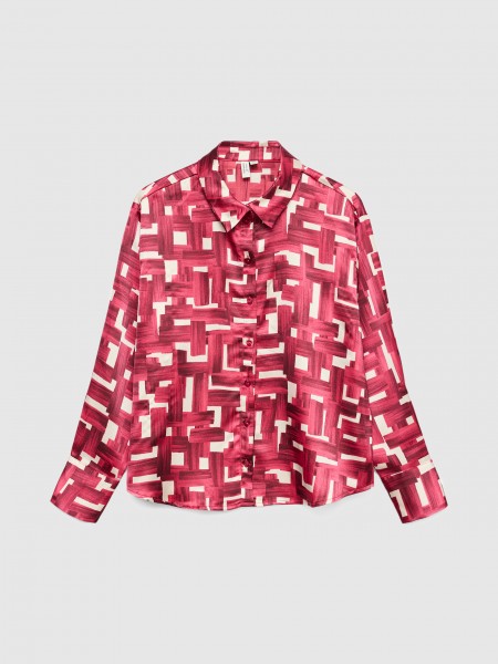 Camisa Vero Moda Mulher Vmidy L/s Shirt Wvn Btq