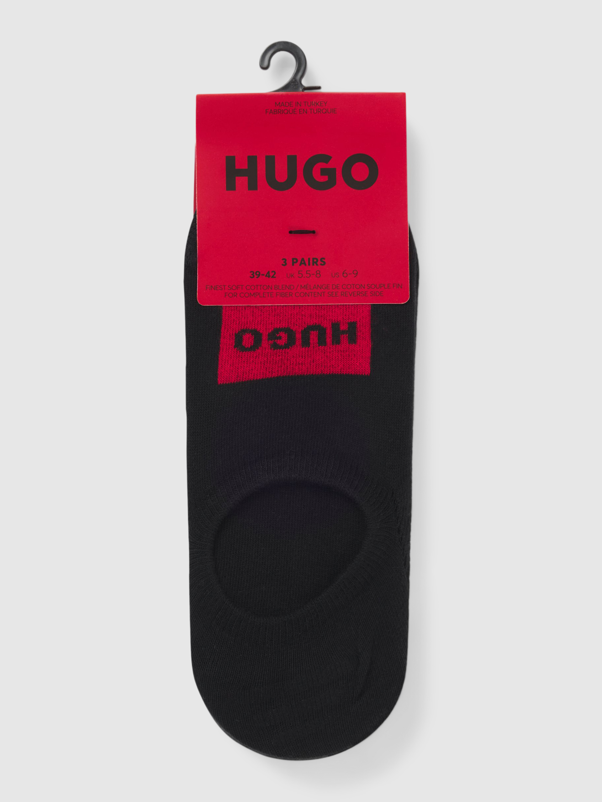 Calcetines Hombre Negro Hugo Boss