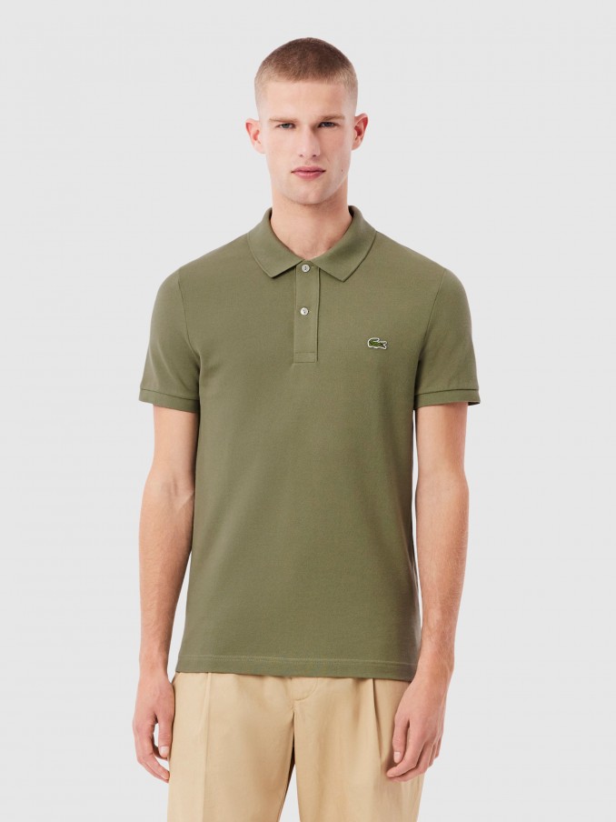 Polo Shirt Man Caki Lacoste