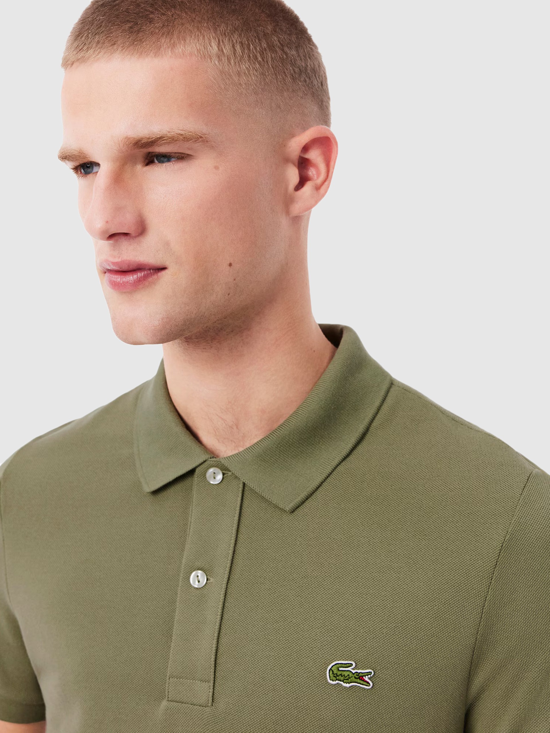 Polo Shirt Man Caki Lacoste