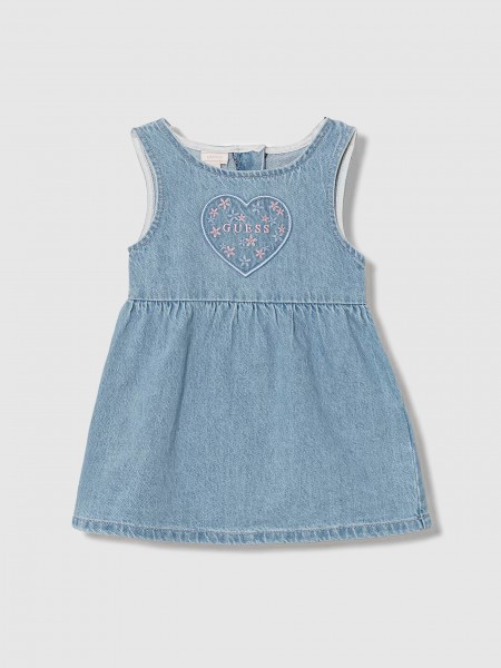 2 Pe�as Guess Menina Set 2Pcs Body + Denim Romper