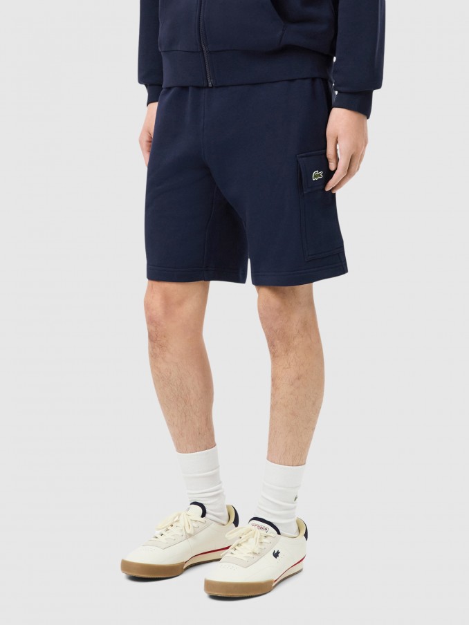 Shorts Man Navy Blue Lacoste