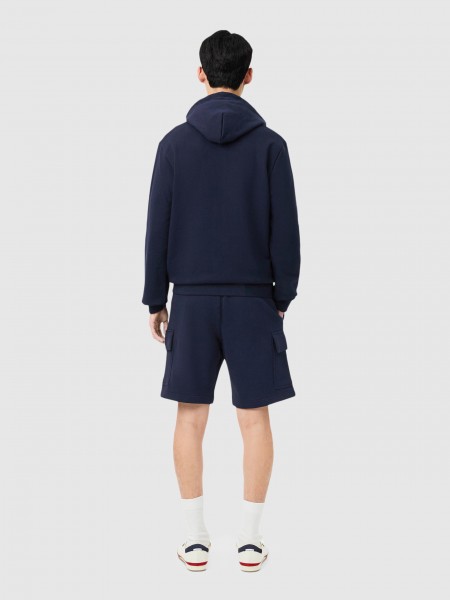Shorts Man Navy Blue Lacoste