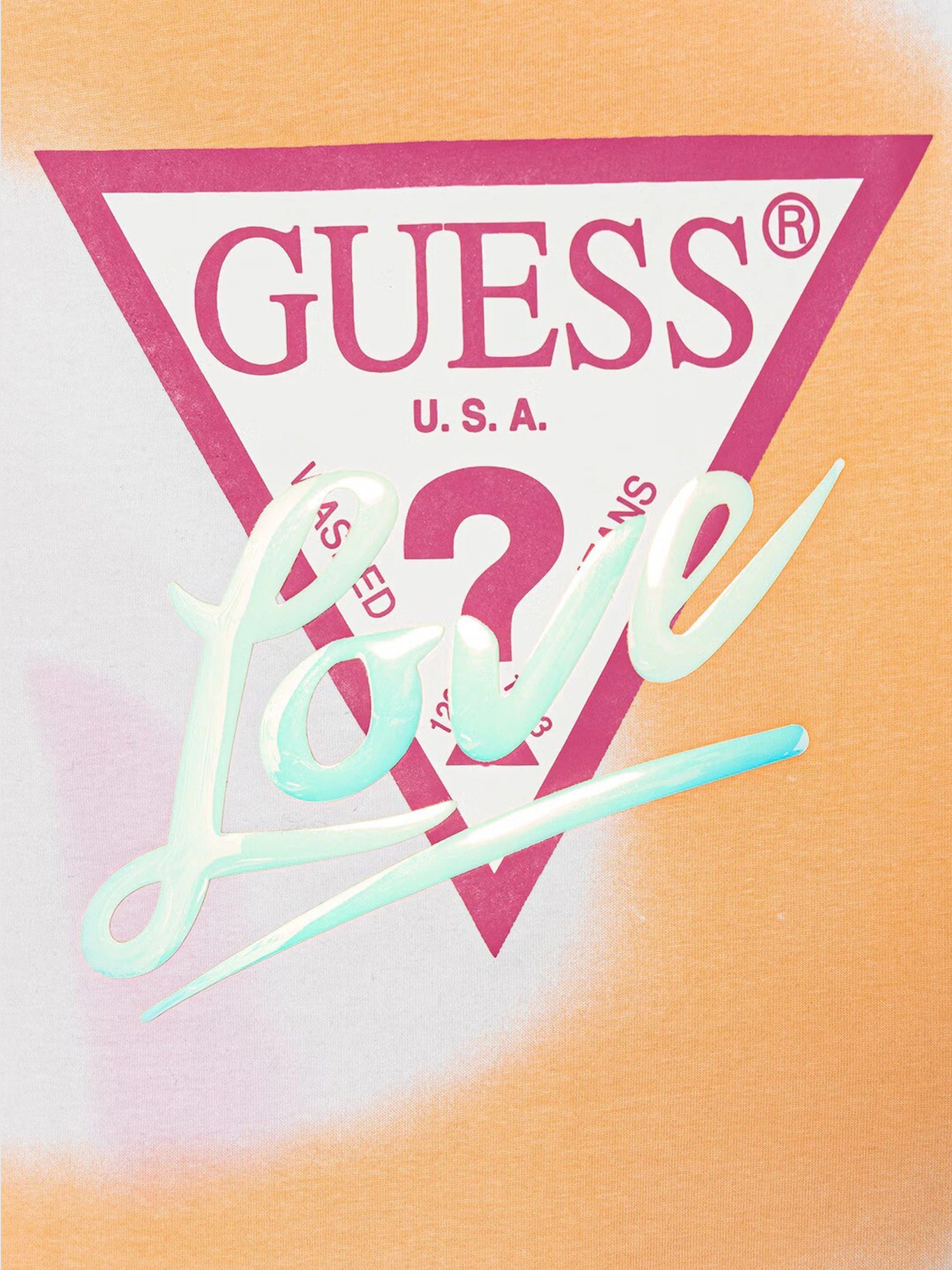 T-Shirt Girl Multicolor Guess