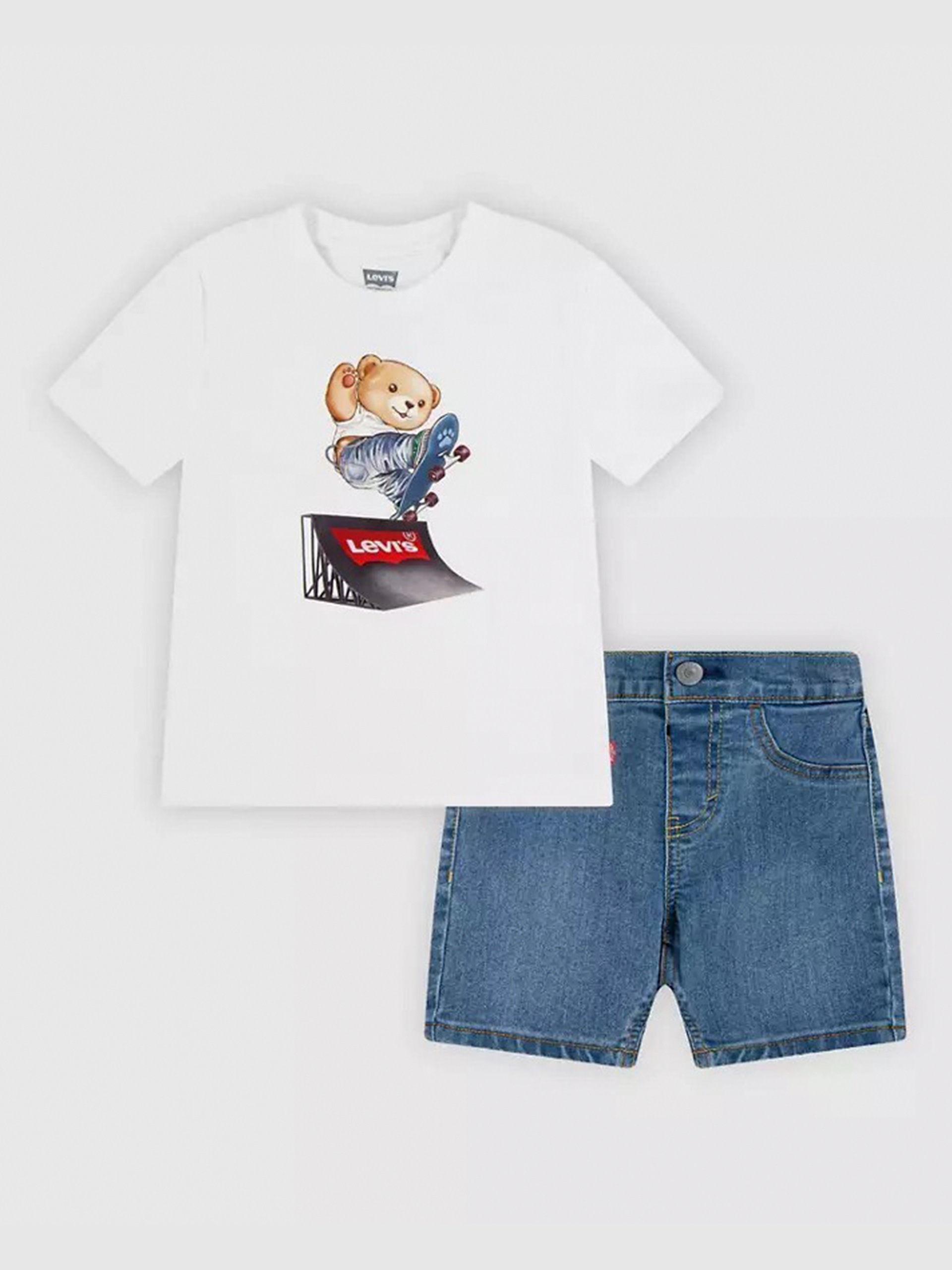 2 Peças Levis Menino Lvb Skater Levi Tee & Denim Se