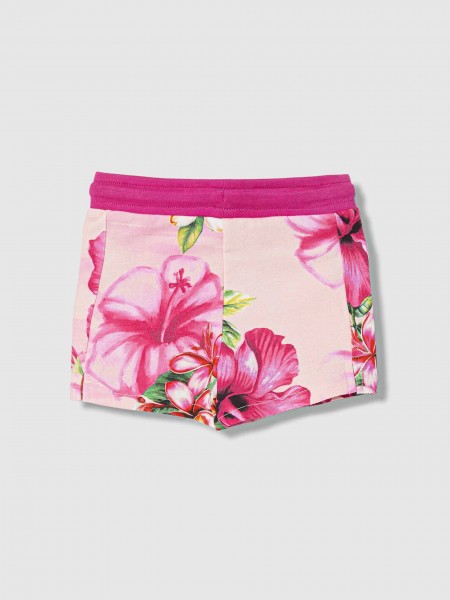 Calções Guess Menina French Terry Regular Shorts Calções Guess Menina French Terry Regular Shorts