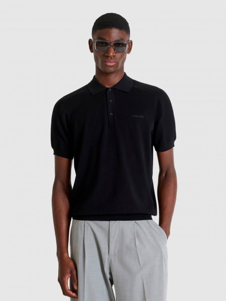 Polo Shirt Man Black Antony Morato
