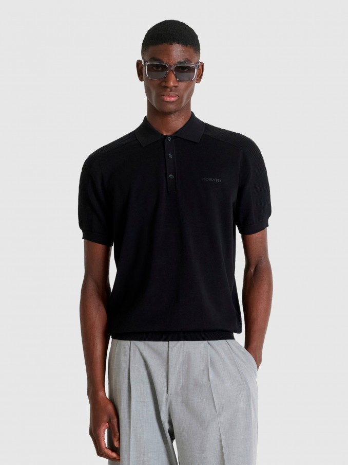Polo Shirt Man Black Antony Morato