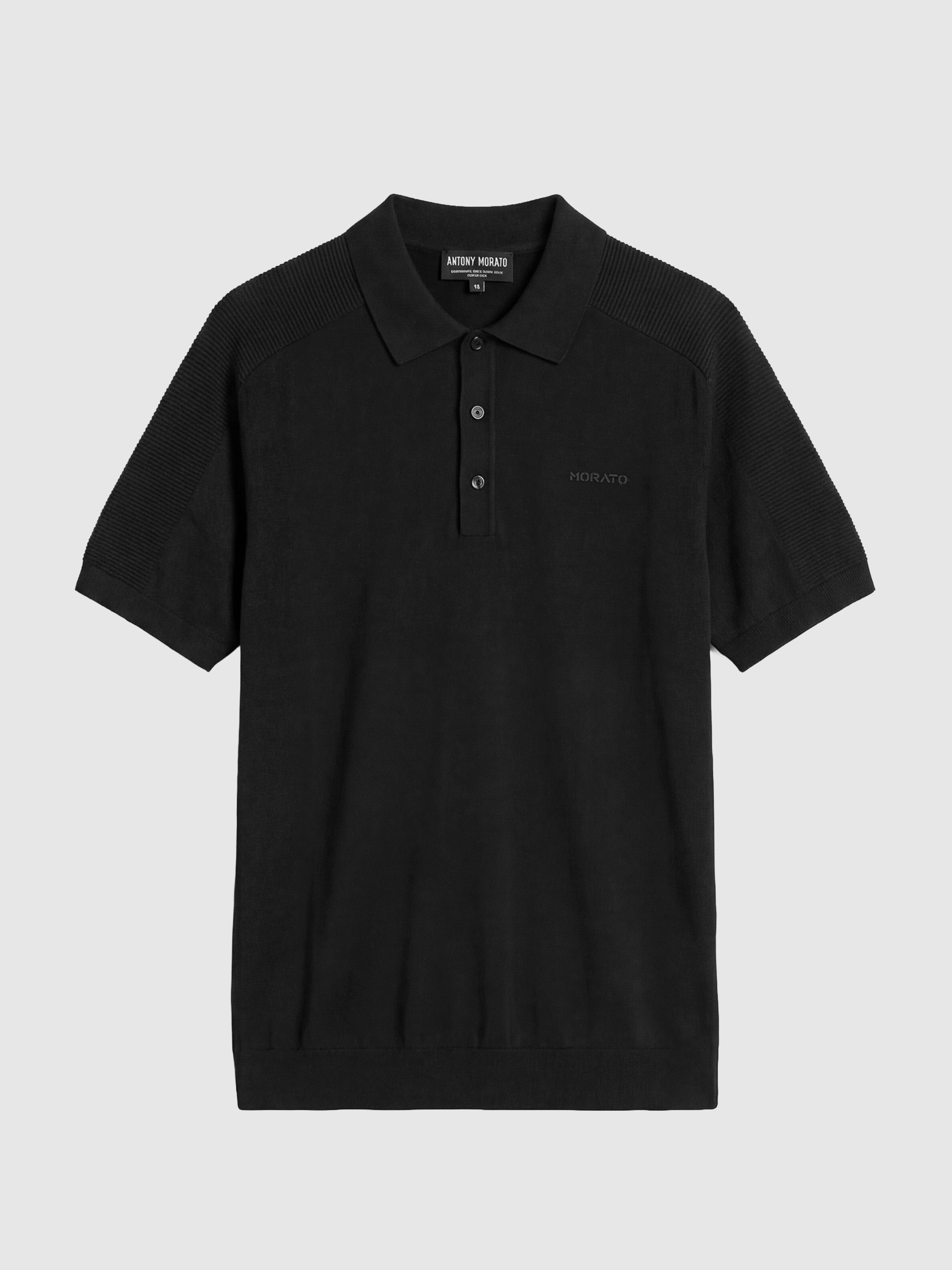 Polo Shirt Man Black Antony Morato