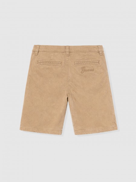 Cal��es Guess Menino Sateen Chino Shorts_Cere