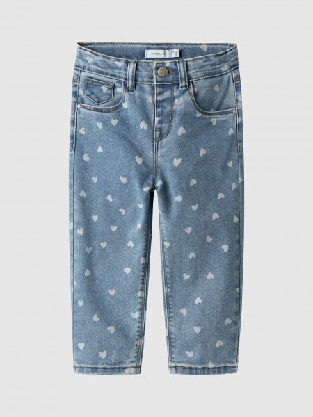 Jeans Name It Menina Nmfbella Mom Shaped Jeans 3555-On Noos