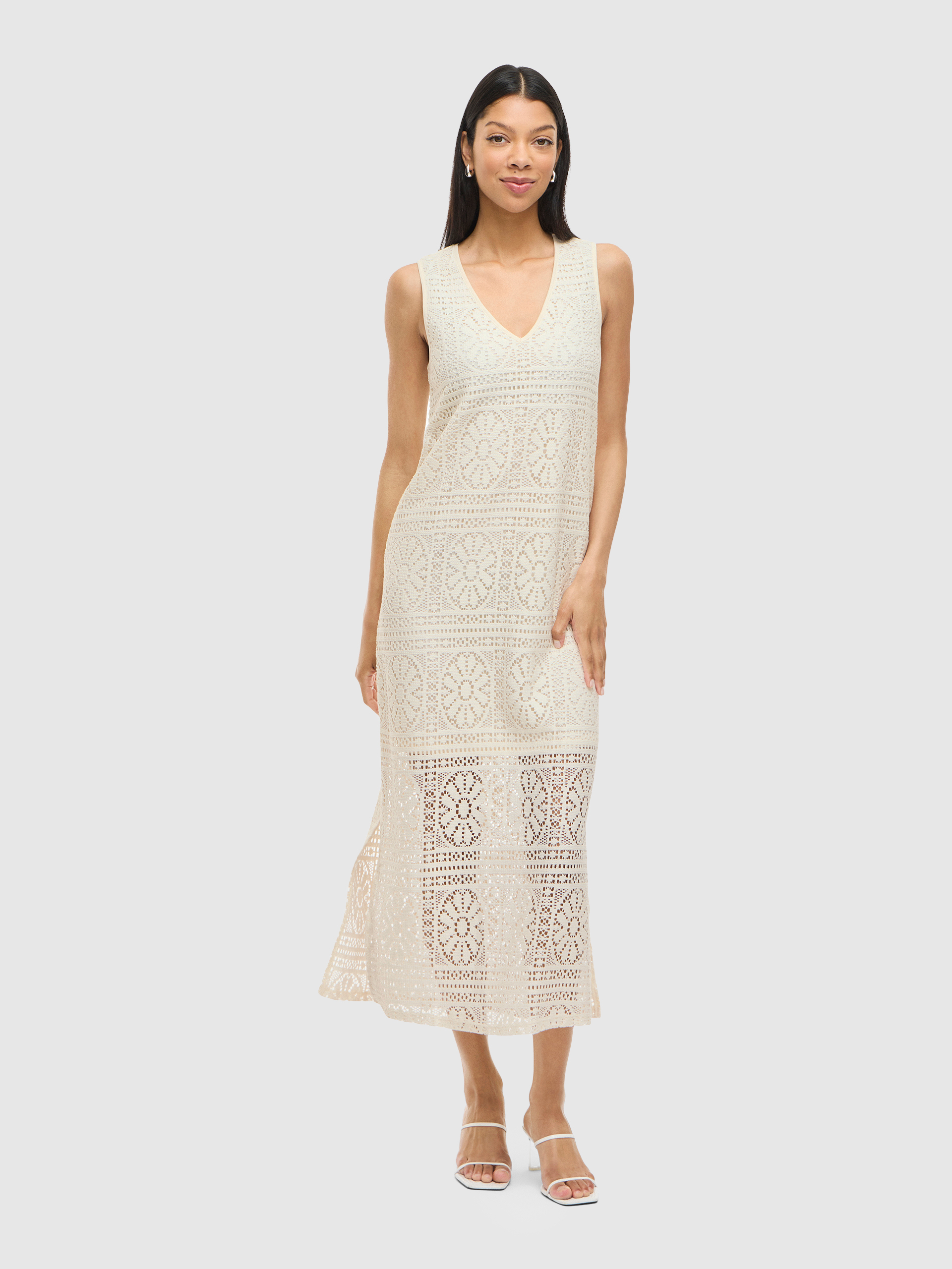 Dress Woman Cream Vila