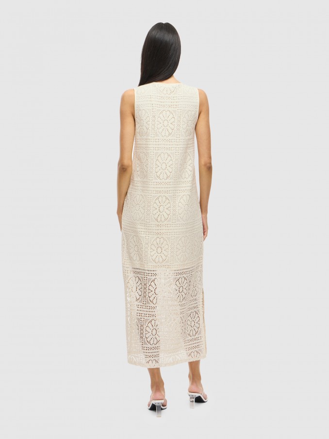 Dress Woman Cream Vila