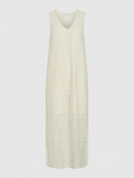 Dress Woman Cream Vila