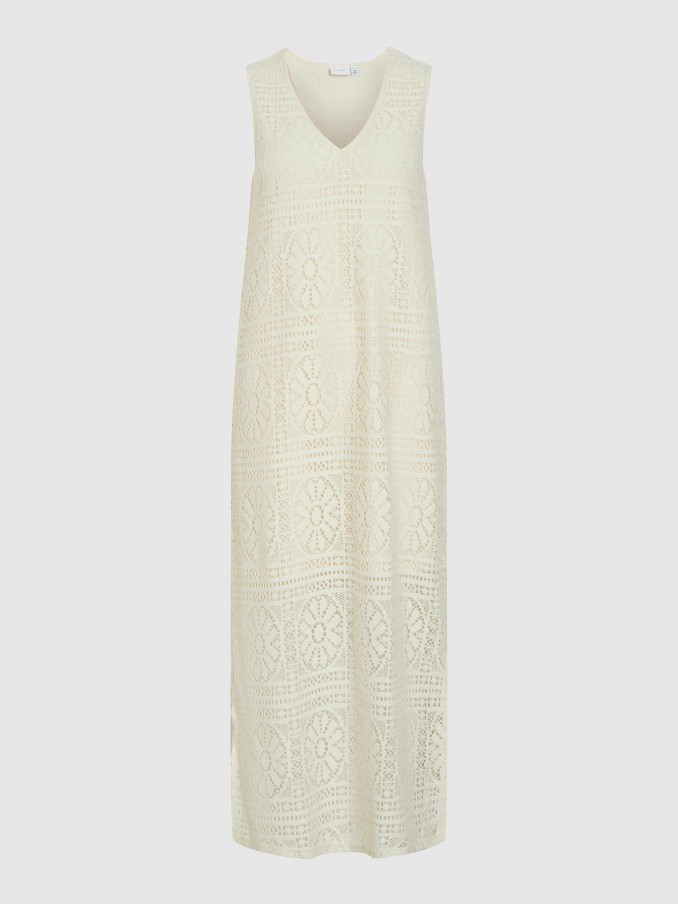 Dress Woman Cream Vila