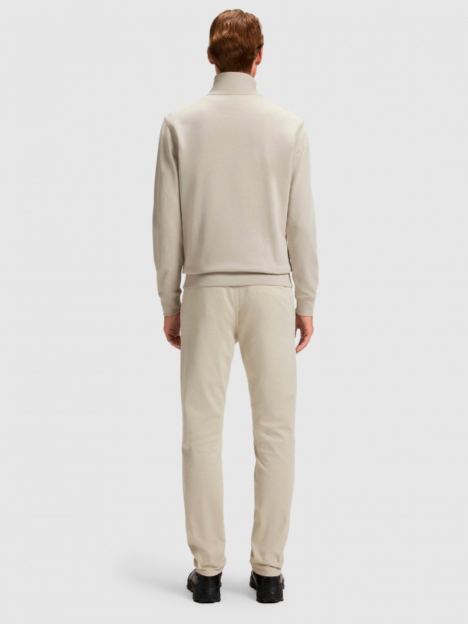 Jumper Man Beige Boss Orange