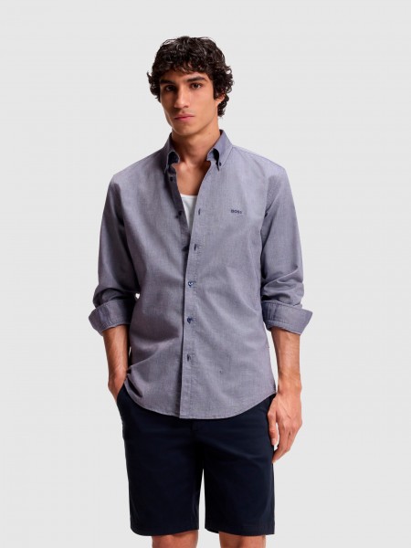 Camisa Hombre Boss Orange