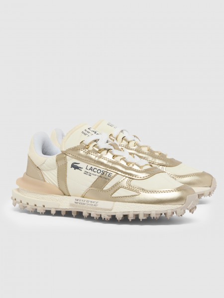 Sapatilha Lacoste Mulher Womens Elite Active Sneakers Liquid Gold Pack
