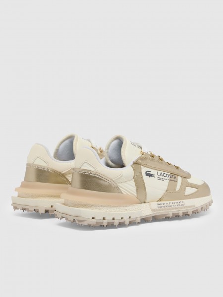 Sapatilha Lacoste Mulher Womens Elite Active Sneakers Liquid Gold Pack