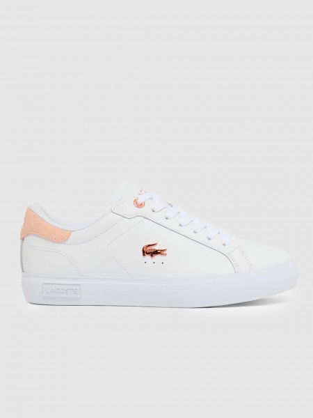 Sapatilha Lacoste Mulher Womens Powercourt Sneakers Blush Pack