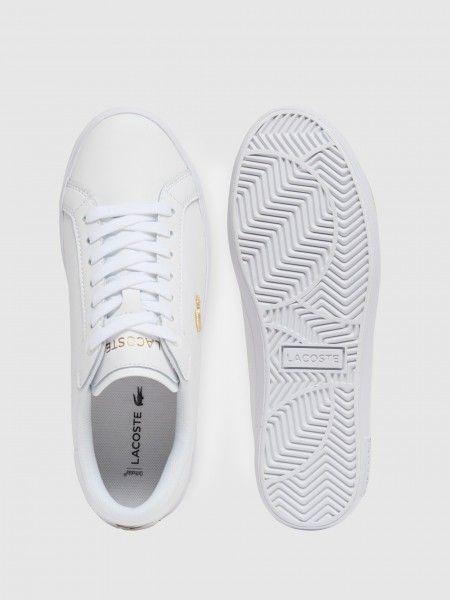 Sapatilha Lacoste Mulher Womens Powercourt Sneakers Stealth Pack