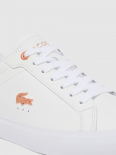 Sapatilha Lacoste Mulher Womens Powercourt Sneakers Blush Pack