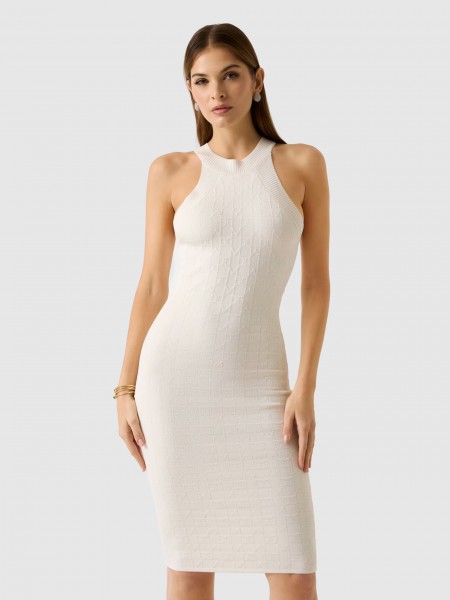 Vestido Mujer Crema Guess