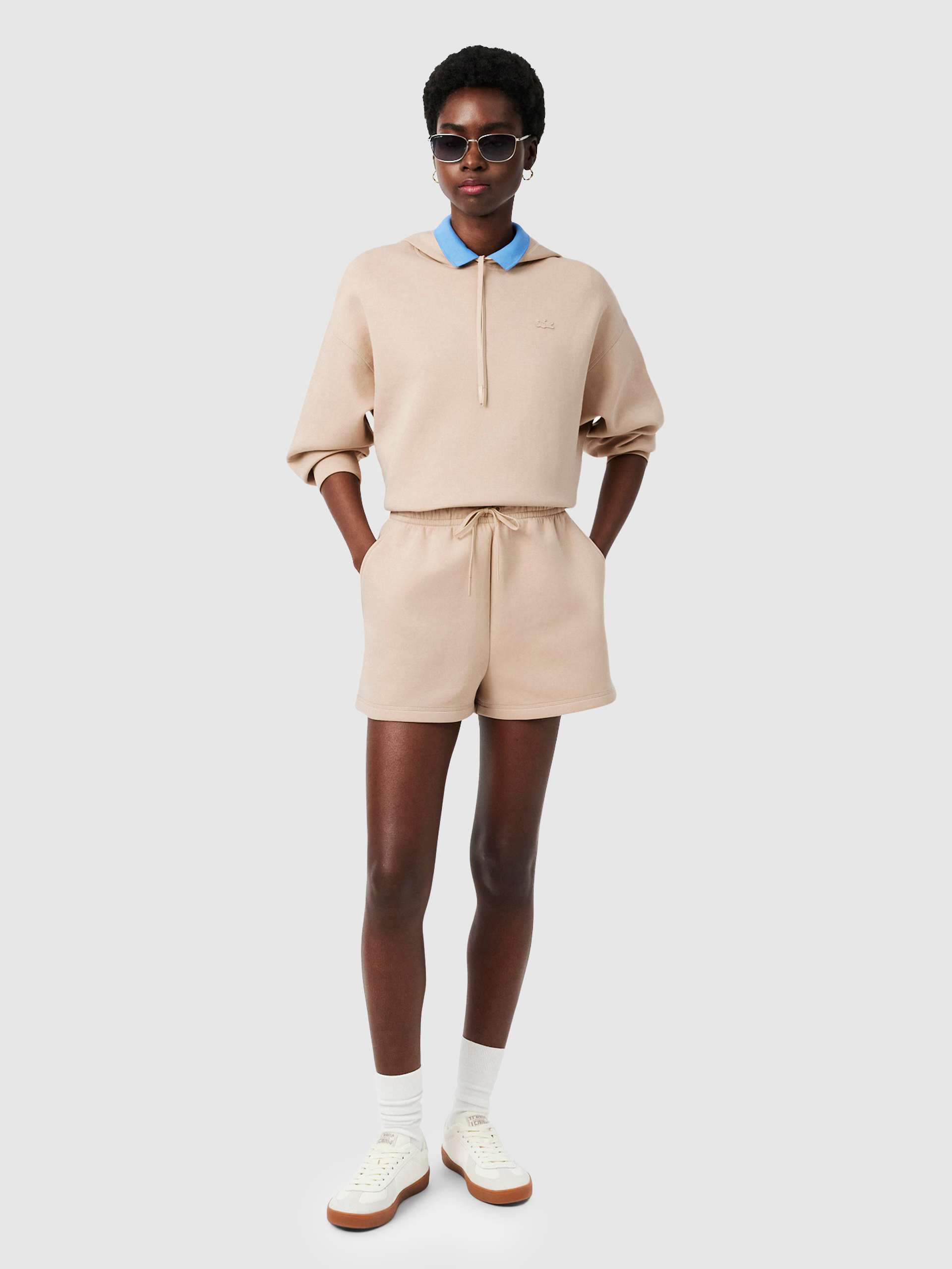 Pantalones Cortos Mujer Rosa Lacoste