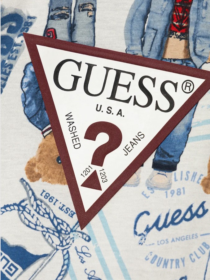 2 Peças Guess Menino Set Ss T-Shirt+Active Shorts