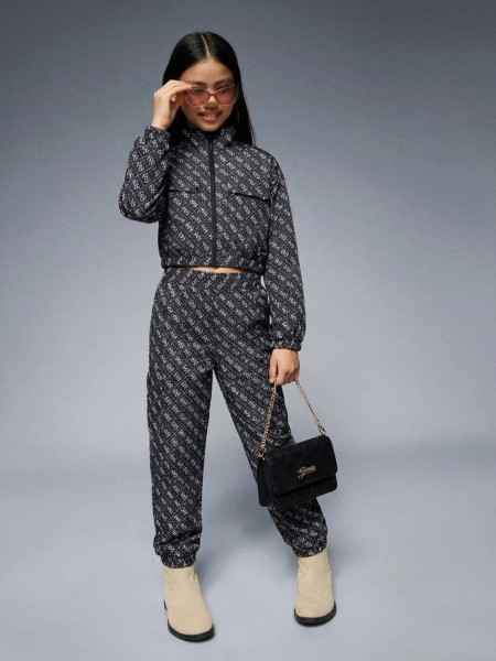 Cal�as Guess Menina Poly Peach Regular Cargo Pants