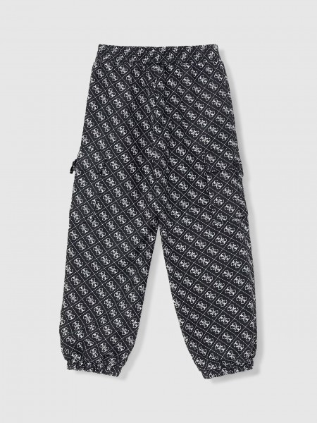 Cal�as Guess Menina Poly Peach Regular Cargo Pants