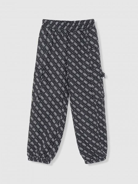 Cal�as Guess Menina Poly Peach Regular Cargo Pants