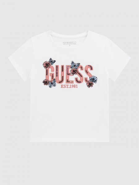 T-Shirt Guess Menina Midi Ss T-Shirt