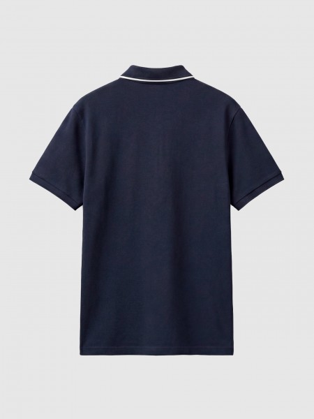 Polo Shirt Man Navy Blue Antony Morato