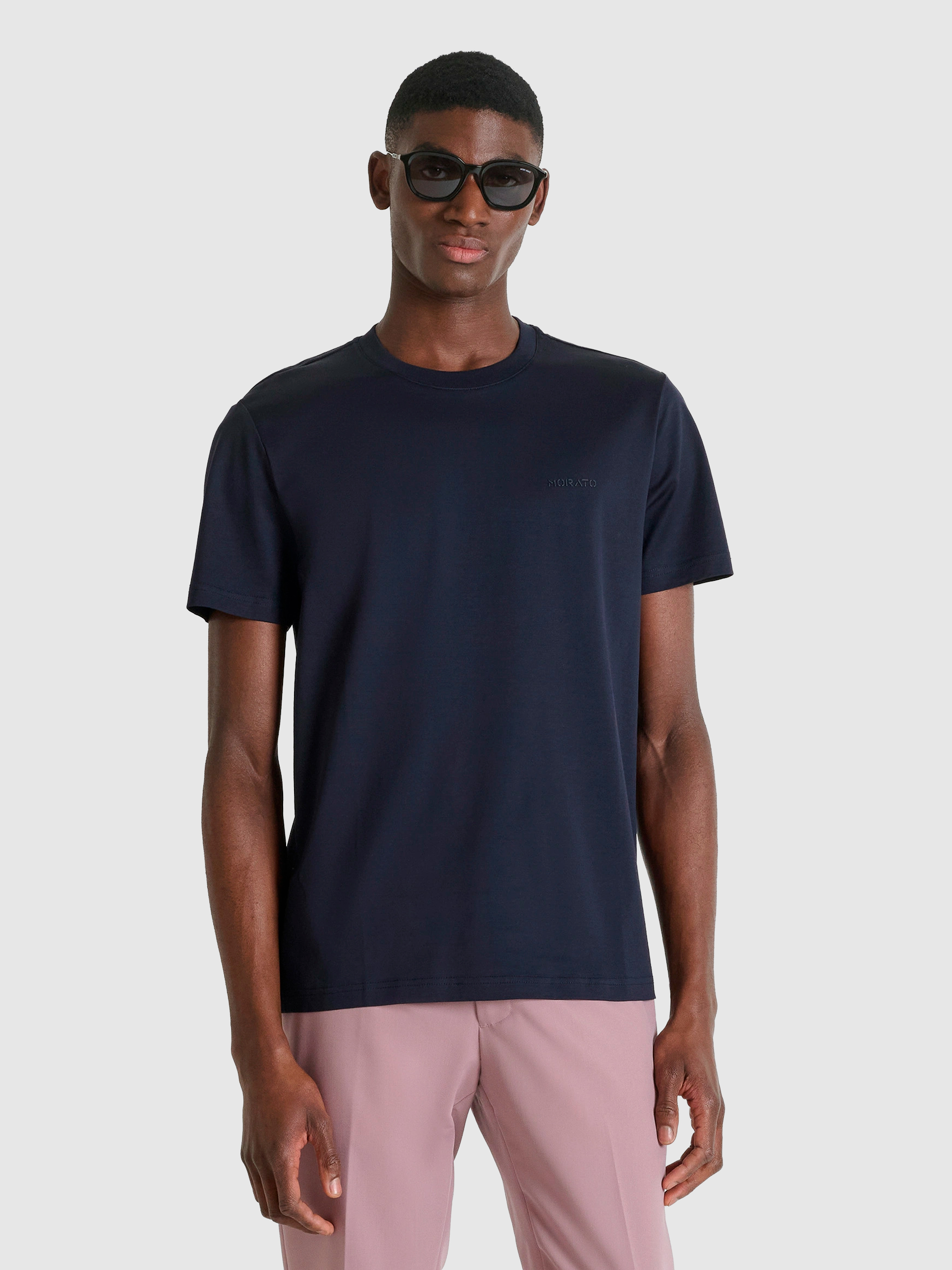 T-Shirt Man Navy Blue Antony Morato