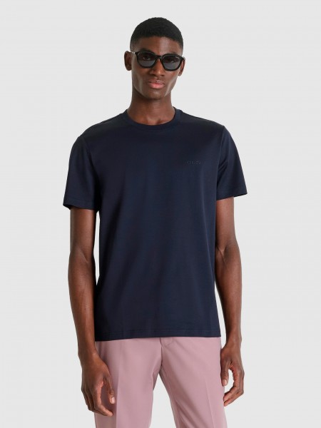 T-Shirt Man Navy Blue Antony Morato