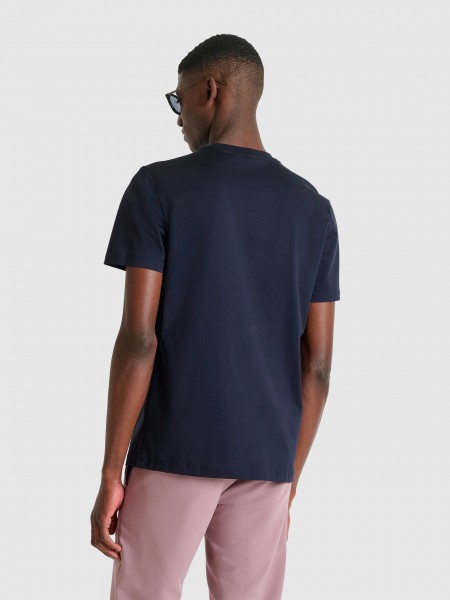 T-Shirt Man Navy Blue Antony Morato