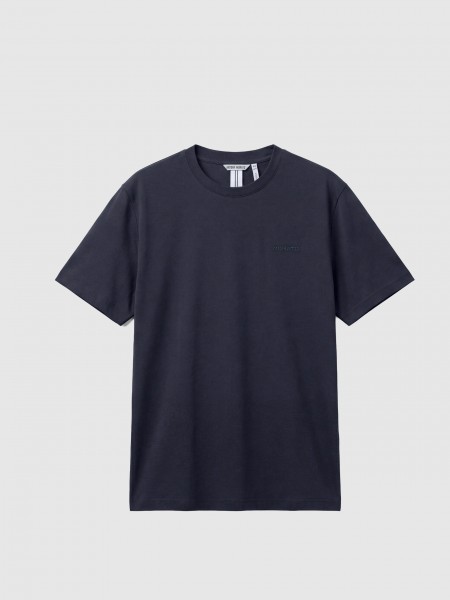 T-Shirt Man Navy Blue Antony Morato